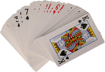 Eddy Toys Speelkaarten - 2x pakjes - casino kaartspellen Multi