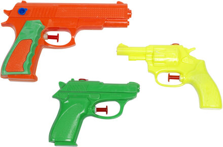 Eddy Toys Waterpistool/waterpistolen setje 3 stuks Multi