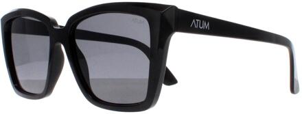 Eden C1 glanzend zwart rook grijs gradiënt zonnebril - maat