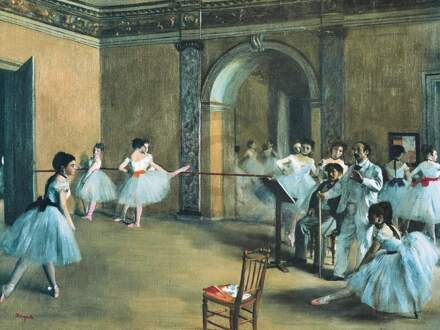 Edgar Degas - The Dance Foyer At The Opera Kunstdruk 80x60cm