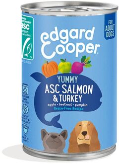 Edgard & Cooper Adult - Hondenvoer - Zalm - Kalkoen - 400 gram