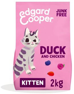 Edgard & Cooper Brokjes - Kattenvoer - Eend - Kip - 2 kg