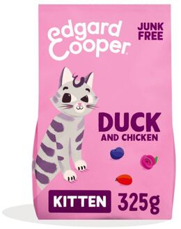 Edgard & Cooper Brokjes - Kattenvoer - Eend - Kip - 325 gram