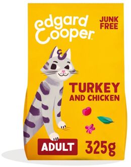 Edgard & Cooper Brokjes - Kattenvoer - Kalkoen - Kip - 325 gram