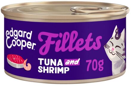 Edgard & Cooper Filets - Kattenvoer - Tonijn - Scampi - 70 gram