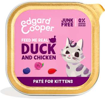 Edgard & Cooper Paté - Kattenvoer - Eend - Kip - 85 gram