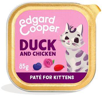 Edgard & Cooper Paté - Kattenvoer - Eend - Kip - 85 gram