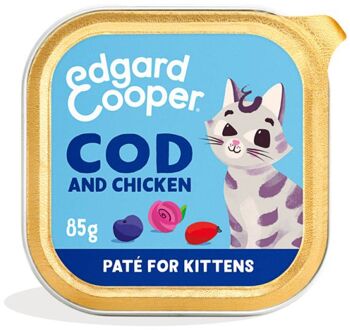 Edgard & Cooper Paté - Kattenvoer - Kabeljauw - Kip - 85 gram