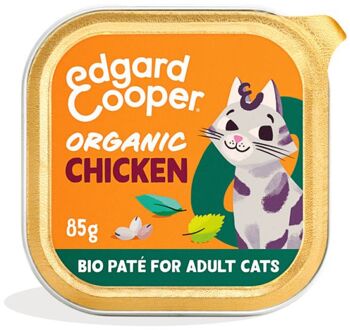 Edgard & Cooper Paté Organisch - Kattenvoer - Kip - 85 gram