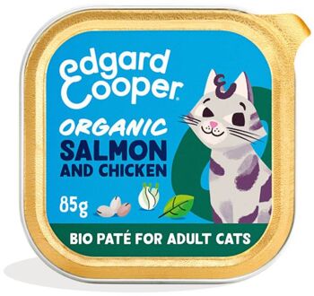 Edgard & Cooper Paté Organisch - Kattenvoer - Zalm - 85 gram