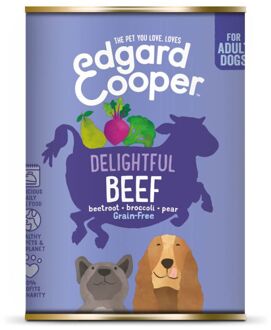 Edgard & Cooper Rund Blik - Voor volwassen honden - Hondenvoer - 400g