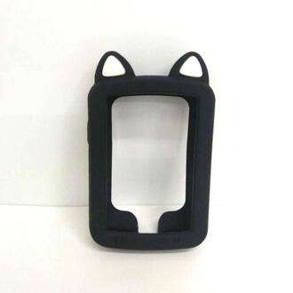 Edge 820 Fiets Computer Custom Edition Siliconen Cover beschermhoes + LCD Screen Protector (Voor GARMIN Edge820) 820 Baclk