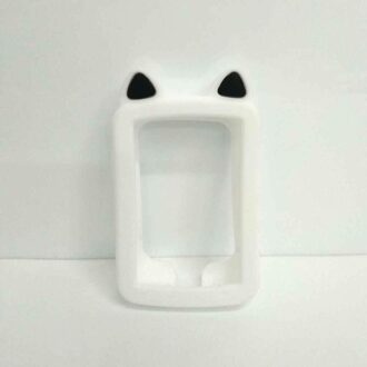 Edge 820 Fiets Computer Custom Edition Siliconen Cover beschermhoes + LCD Screen Protector (Voor GARMIN Edge820) 820 wit