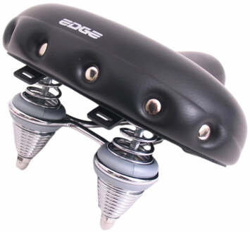 Edge Fietszadel Edge Urban XL - Zwart