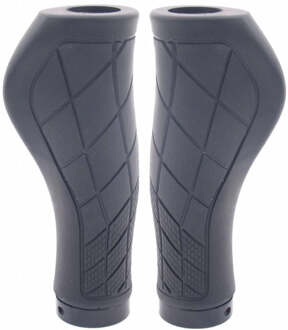 Edge Handvatset Edge ErgoCity met lockring - 2*136mm - zwart (op kaart)