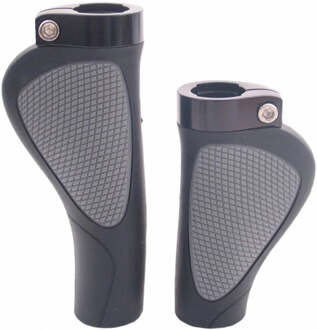 Edge Handvatset Edge ErgoCity Plus met Lockring - 136/95mm - Zwart