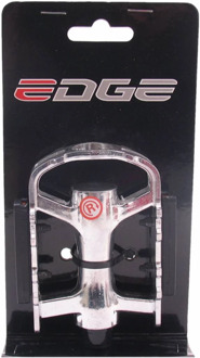 Edge Pedaalset MTB/Trekking Luxe aluminium zilver Zilverkleurig