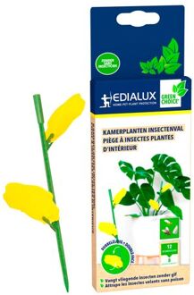 Edialux Insectenval Kamerplanten - Werkingsduur 8 Weken - 12 Stuks