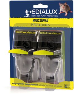 Edialux Muizenval - Tegen Muizen - 2 Stuks - Plastic