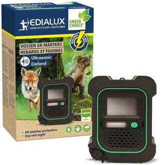 Edialux Ultrasonic Defend Apparaat - Tegen Vossen En Marters - 1 Stuk
