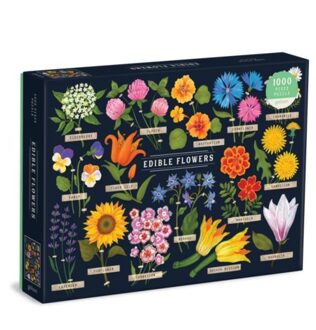 Edible Flowers 1000 Piece Puzzle - Galison