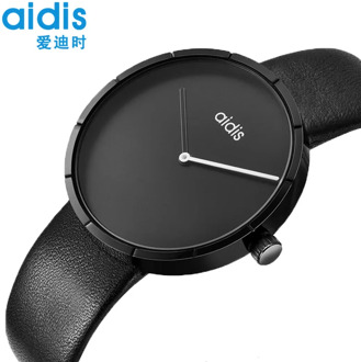 Edie creative two-pin couple watch simple leather watch women fashion wholesale a hai