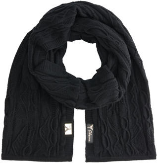 Edizione Strickschal Corazza - Unieke en Onconventionele Winter Sjaal Carlo Colucci , Black , Heren - ONE Size