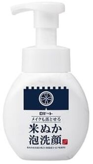 EDO COSME Rice Bran Foaming Face Wash & Makeup Remover 150ml