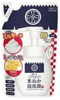 EDO COSME Rice Bran Foaming Face Wash & Makeup Remover Refill 130ml