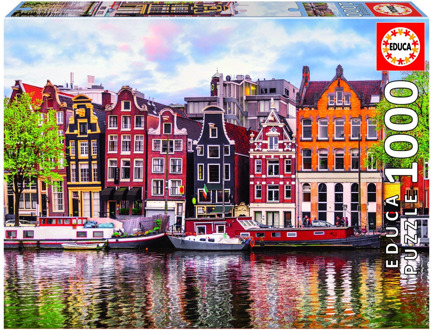 Educa Dancing Houses - Amsterdam Puzzel (1000 stukjes)