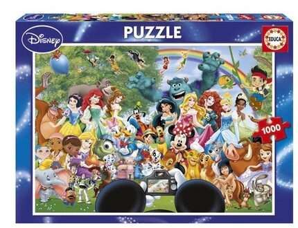 Educa DISNEY 1000 Pieces Puzzle - The Wonderful Disney World