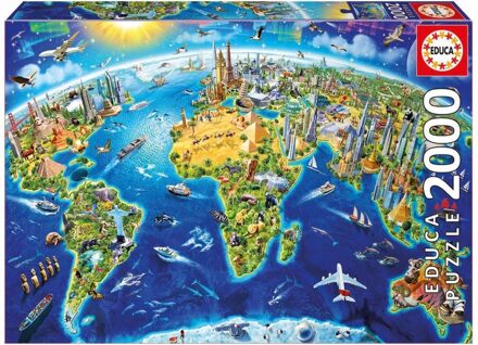 EDUCA - World Symbols Puzzle 2000pcs