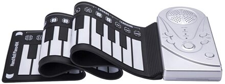 Educatief 49 Sleutel Oprollen Piano Toetsenbord Opname Functie Voor Kinderen wit
