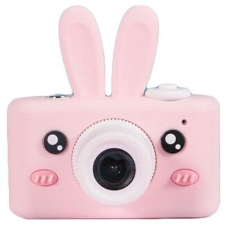 Educatief Leuke Mini Kids Digitale Foto Camera 8.0MP 2.0 "LCD Full View Fotografie Cool Kids Camera Voor kinderen roze konijn