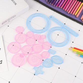 Educatief Spirograph Tekening Speelgoed Set Grijpende Tandwielen Wielen Schilderij Tekening Accessoires Speelgoed Spirographs