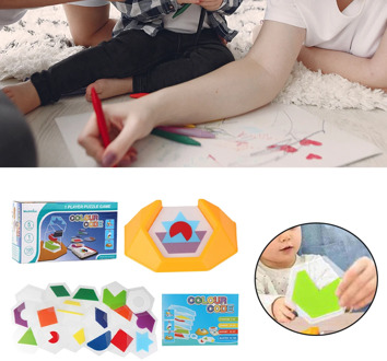 Educational Toy Pet Color Code For Kids Spatial Thinking Figure Cognition Learning Safe Preschool Logic Jigsaws Gift Skills
