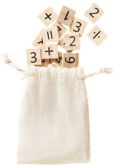 Educount houten telspel Beige - One size