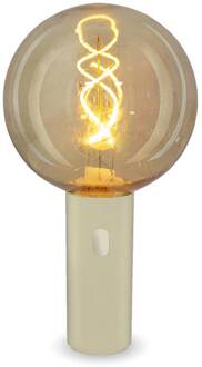Edy G125 LED buiten hanglamp, beige beige, transparant