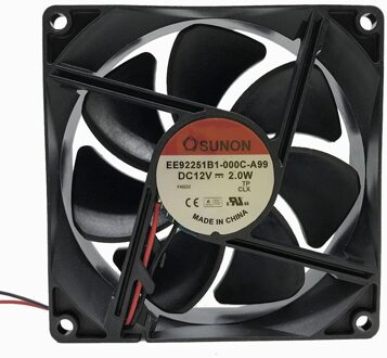 EE92251B1-000C-A99 9225 12V 2W Dc Koelventilator 6 Maand Garantie