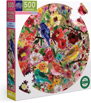 Eeboo Birds & Blossoms Puzzel (500 stukjes)
