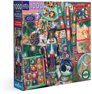 Eeboo Christmas Decoration Puzzel (1000 stukjes)