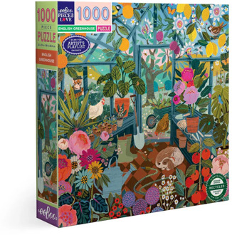 Eeboo English Greenhouse Puzzel (1000 stukjes)