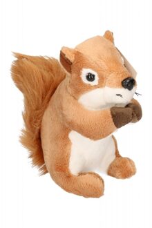 Eekhoorn - knuffel - pluche - zacht -14 cm Multi
