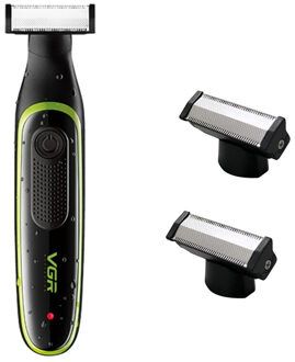 Een Blade Tondeuse Baard Auto Professionele Snijder Haar Snijmachine Kapsel Voor Mannen Grooming Elektrische Body Trimeer Snor Add 2 blade reeks