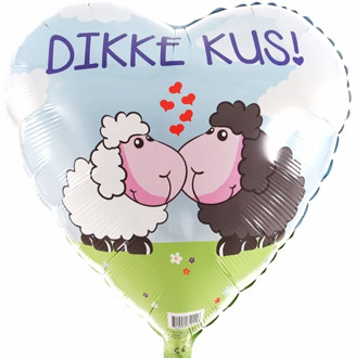 Een dikke kus heliumballon