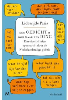Een gedicht is ook maar een ding