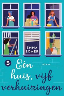 Eén huis, vijf verhuizingen -  Emma Zomer (ISBN: 9789020542240)