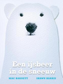 Een ijsbeer in de sneeuw. 3+