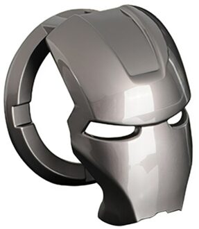 Een Klik Start Decoratie Sticker Cover Contactslot Cover Auto-interieur Start Ring Startknop Krasbestendig zilver
