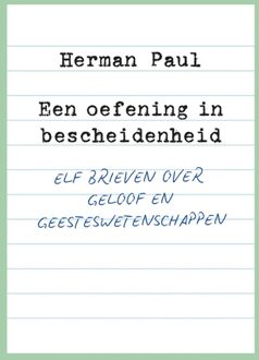 Een oefening in bescheidenheid - Herman Paul - ebook